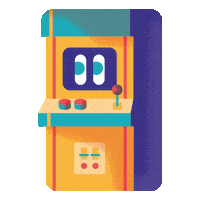 assoarcade game arcade gravenchon pj2s Sticker