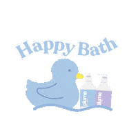 Happy Bath Sticker by plumecare
