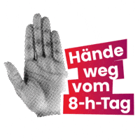 Hand Stop GIF by Deutscher Gewerkschaftsbund (DGB)