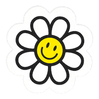 happynation daisy smile face happynation happy nation Sticker