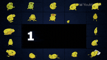 Animated Cartoon Frogs Emoji