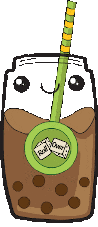 rollover_cafe mascot rollover prototype-v2 Sticker