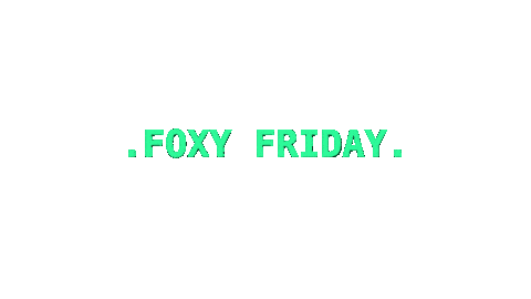 Foxy Friday Sticker by FoxyMoron