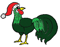 Rooster Hahn Sticker