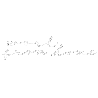 Work Home Sticker