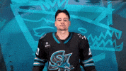 Get Loud Hockey GIF by San Jose Barracuda