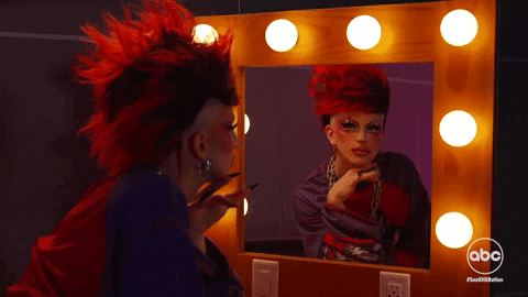 Rupauls Drag Race Reaction GIF by Good Morning America