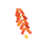 Lunar New Year Abc Sticker by Asianborrelclub