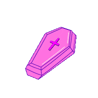 Gelyanes art pink halloween color Sticker