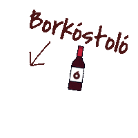 Wine Winetasting Sticker by PostaBorhaz