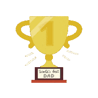 Fathers Day Illustration Sticker