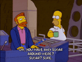 homer simpson coffee GIF