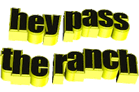 gold ranch Sticker by AnimatedText