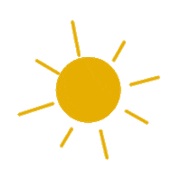 twentysevenlkld sun yellow weather florida Sticker