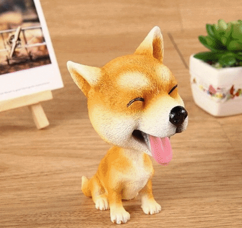 iLoveMyPet giphygifmaker bobble head dog dog bobble head bobbleheads dog GIF