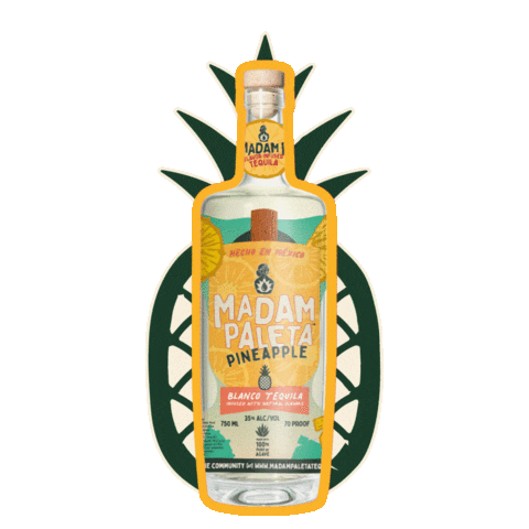 Madampaleta tequila pineapple mp madam Sticker
