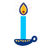 Fire Night Sticker by Demic