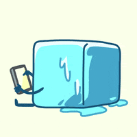 Cubemelt phone icecube cubemelt cubemeltgif GIF
