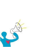 Sticker by Hugger Island