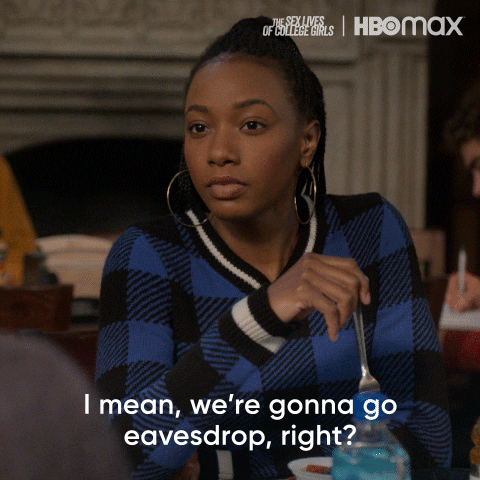 Listening Eavesdropping GIF by HBO Max