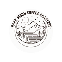 Coffee Time Caffeine Sticker by Dark Moon Coffee Roasters