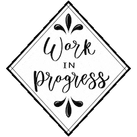 Working Work In Progress Sticker by Brown Eye Design