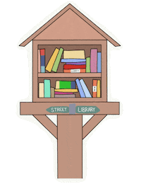 acosyreader books library bookstagram bookish Sticker