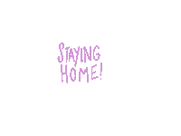 Emsjcreative home stay home social distancing staying in Sticker