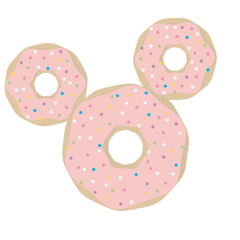 Pink Eating Sticker