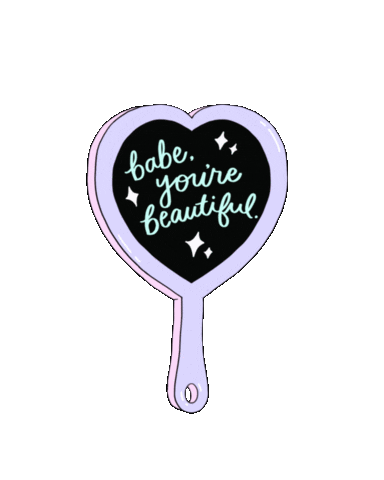 lazymooncollective giphyupload mirror Sticker