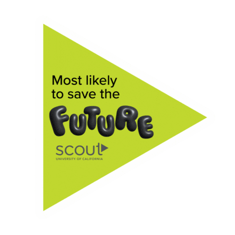 ucscout education future online california Sticker