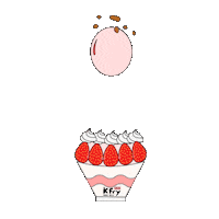 Strawberry Watermelon Sticker by K Fry My