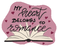 Open Book Romance Sticker