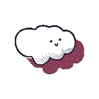 CreamsCafe cloud gelato cloudy waffle Sticker