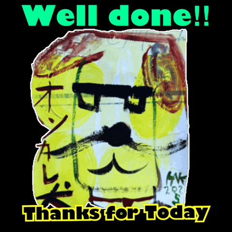 Well Done Thank You GIF by KaoruHironaka