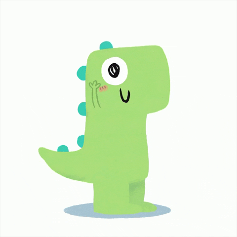 T-Rex Hello GIF by Sow Ay