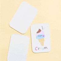CatharinaS cute icecream cards stopmotion GIF