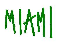 Miami Beach Sticker by Marcel Katz / The Art Plug