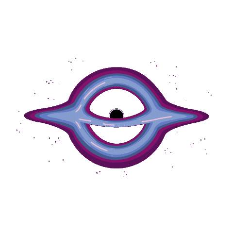 Black Hole Universe Sticker by NASA