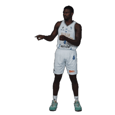 Malik Miller Donar Pointing Left Sticker by Donar Official
