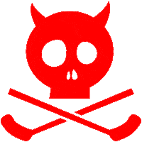 reddevils devil floorball salibandy innebandy Sticker
