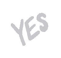 Yes Excited Sticker
