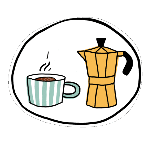 Illustration Coffee Sticker by eh sisters