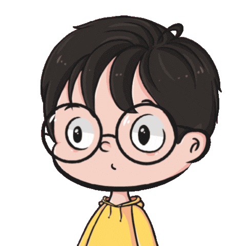 Glasses Sneezing Sticker