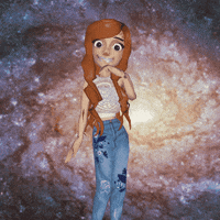 fashion laughing GIF by Meez Stickerz