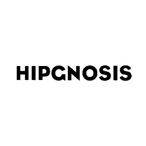 hipgnosissongs music logo black spinning Sticker