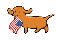 Voting Independence Day Sticker by Stefanie Shank