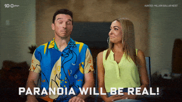 Andy Paranoia GIF by Hunted Australia