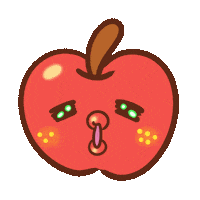 Apple Smile Sticker