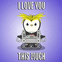 I Love You Penguin GIF by Pudgy Penguins